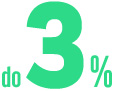 oprocentowanie do 3%
